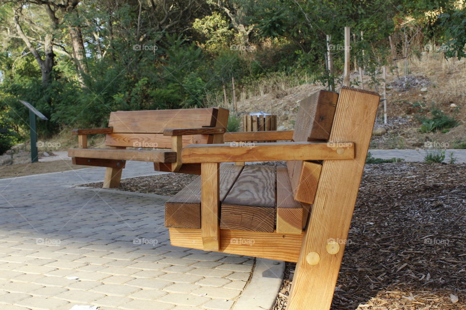 park benches
