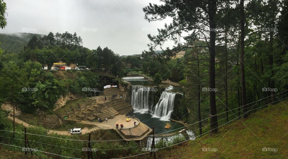 Waterfall landscape
