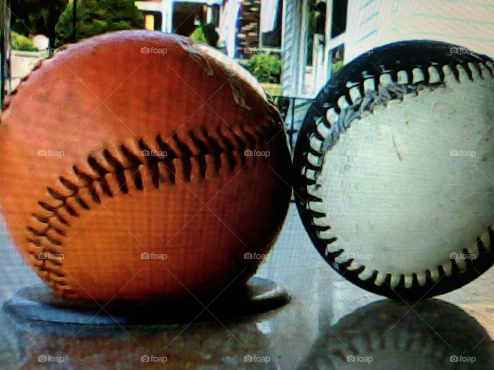 Colored Baseballs