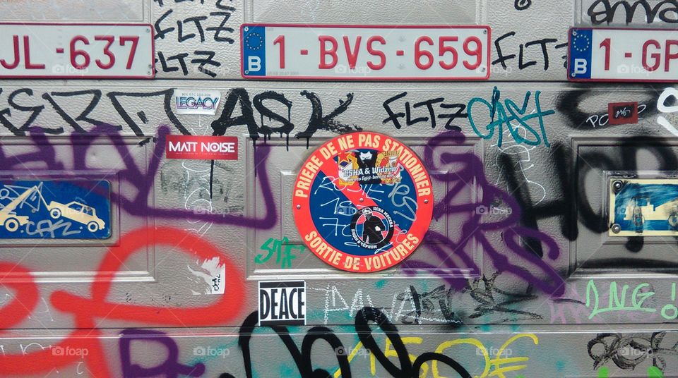 garage door in Belgium