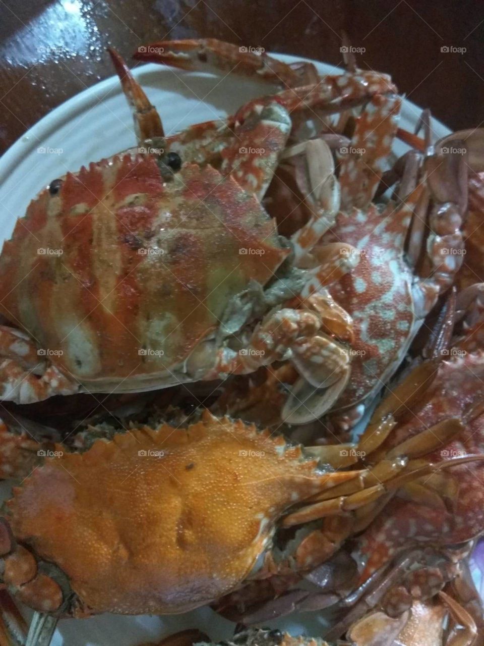 Steamed Blue Crabs