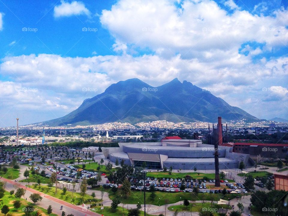 Cerro de la Silla, in Monterrey, Mexico