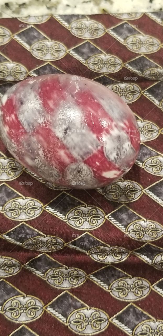 silk tie egg coloring