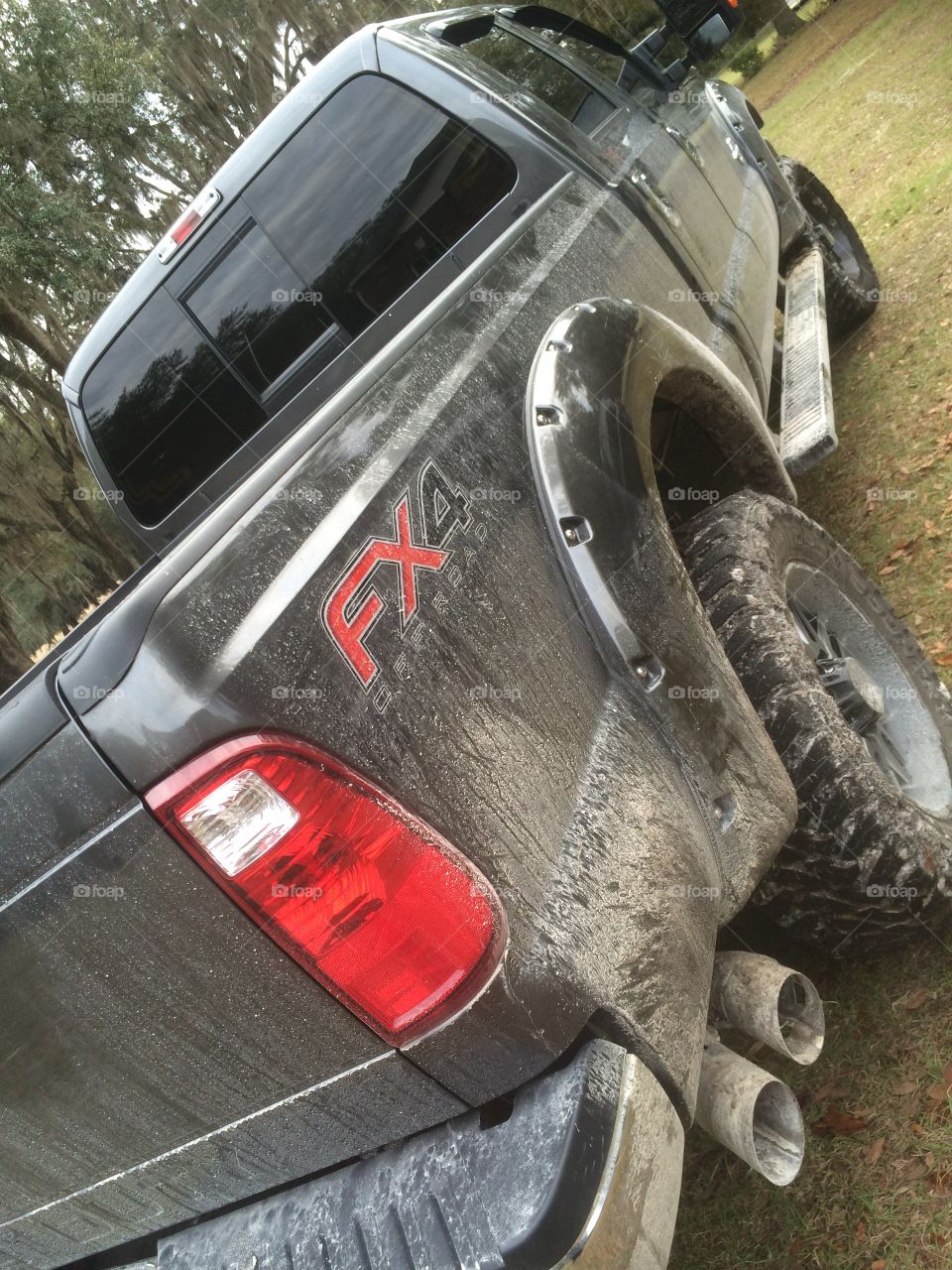 Dirty mud truck 