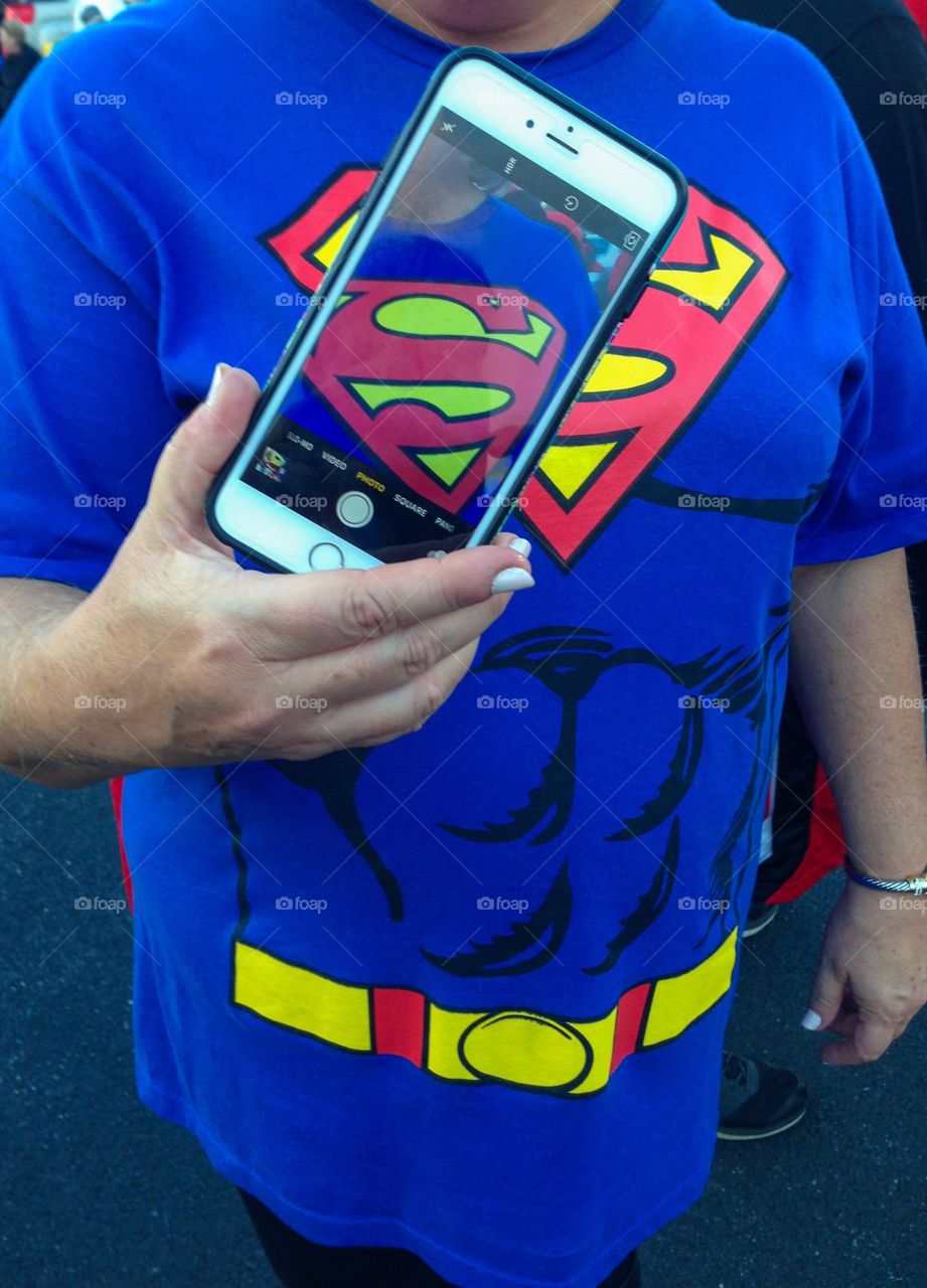 iPhone superman