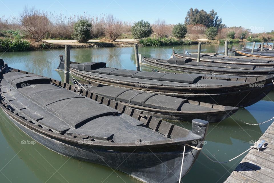 Port#lake#boats#trees#wood