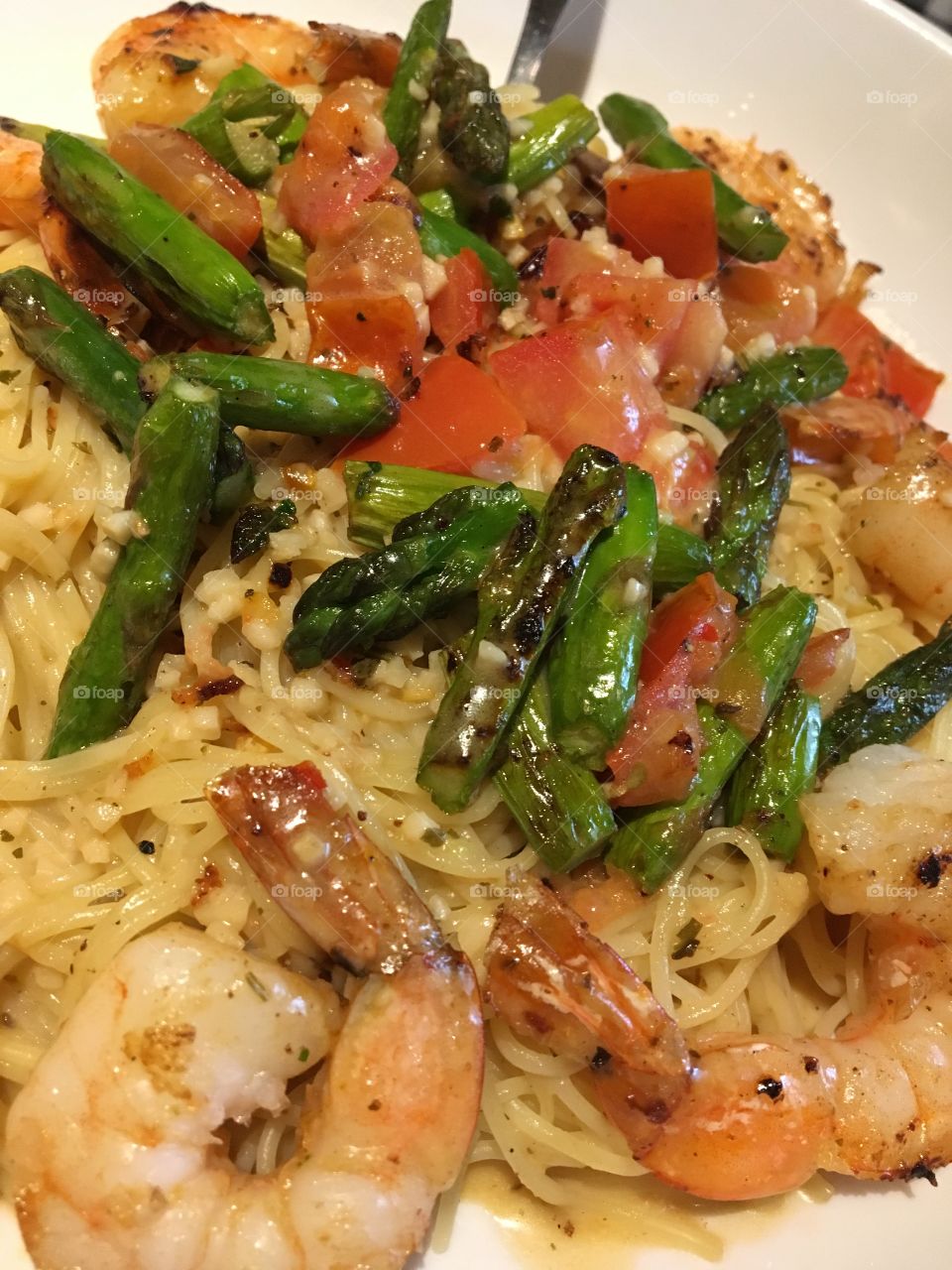 Shrimp Scampi and Pasta