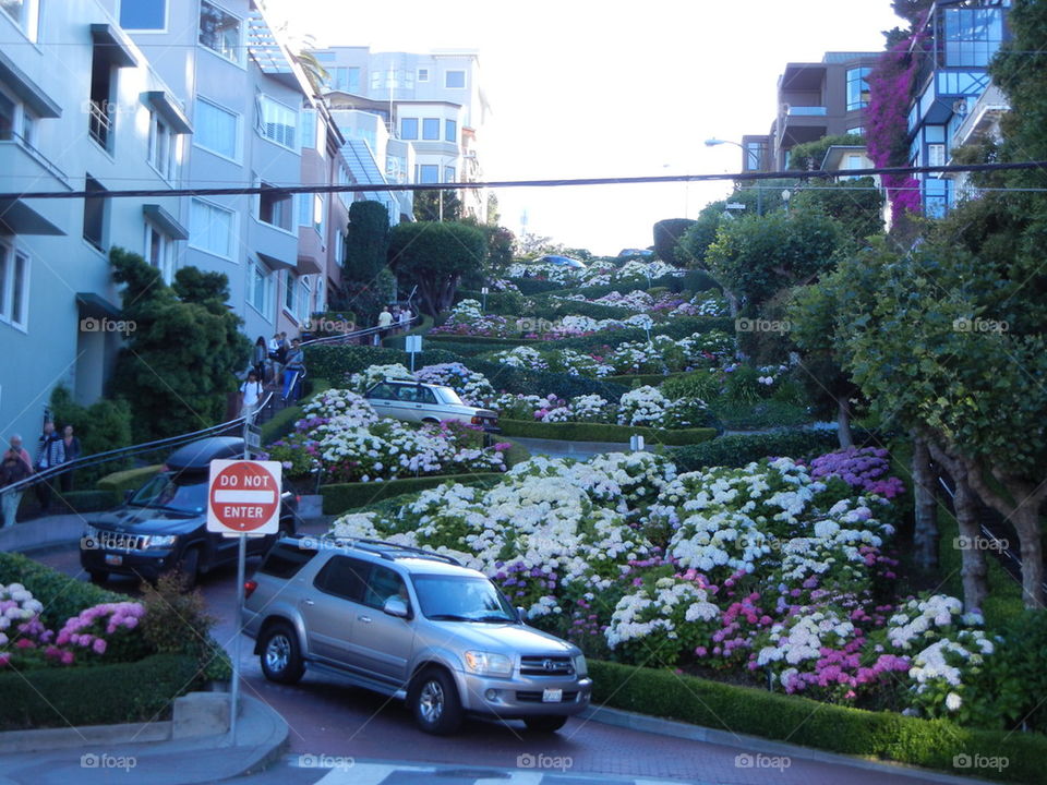 crooked street, San Francisco