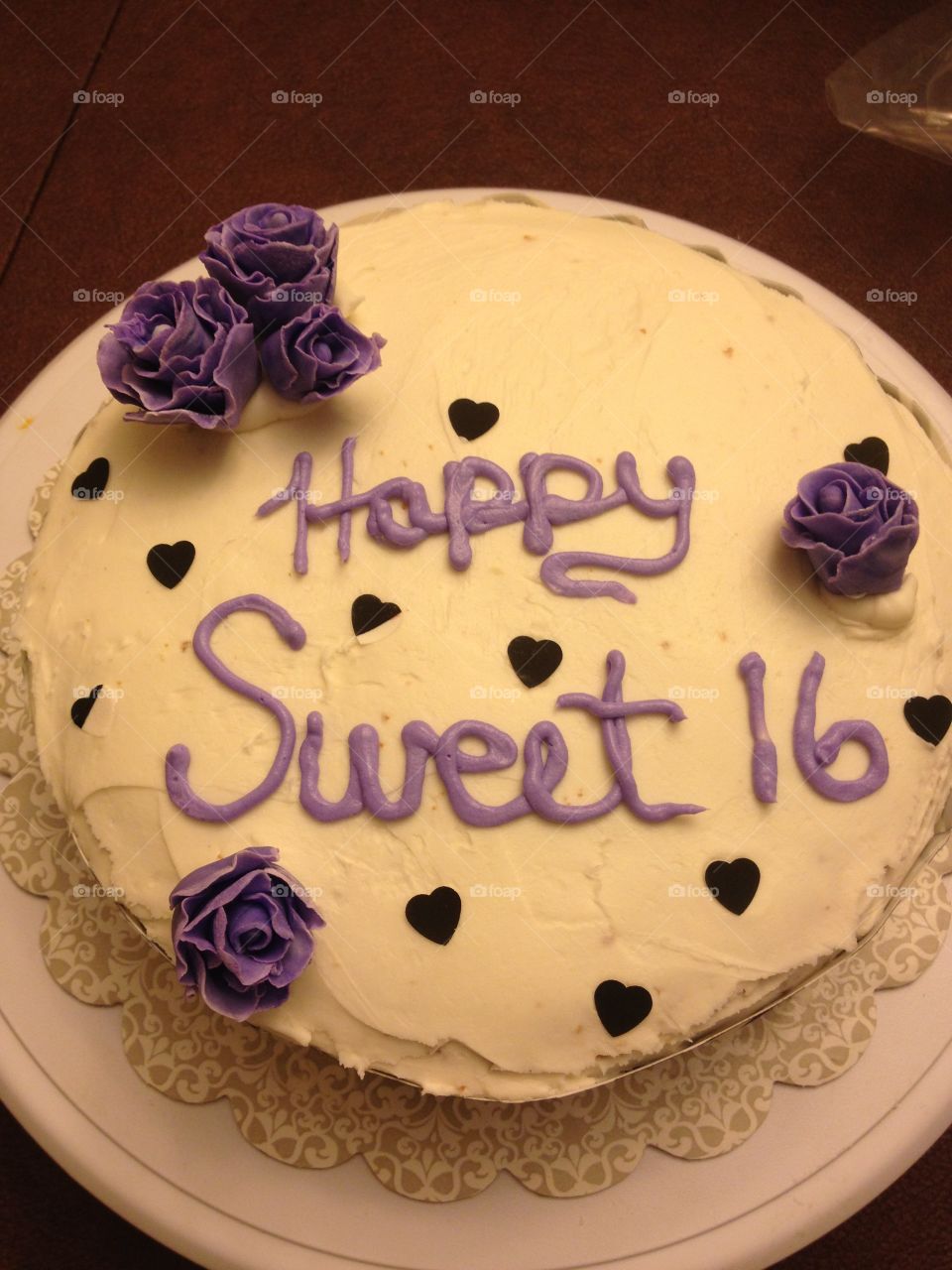 Sweet 16. Birthday cake