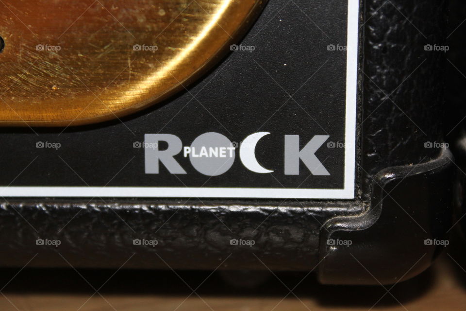 DAB radio logo close up