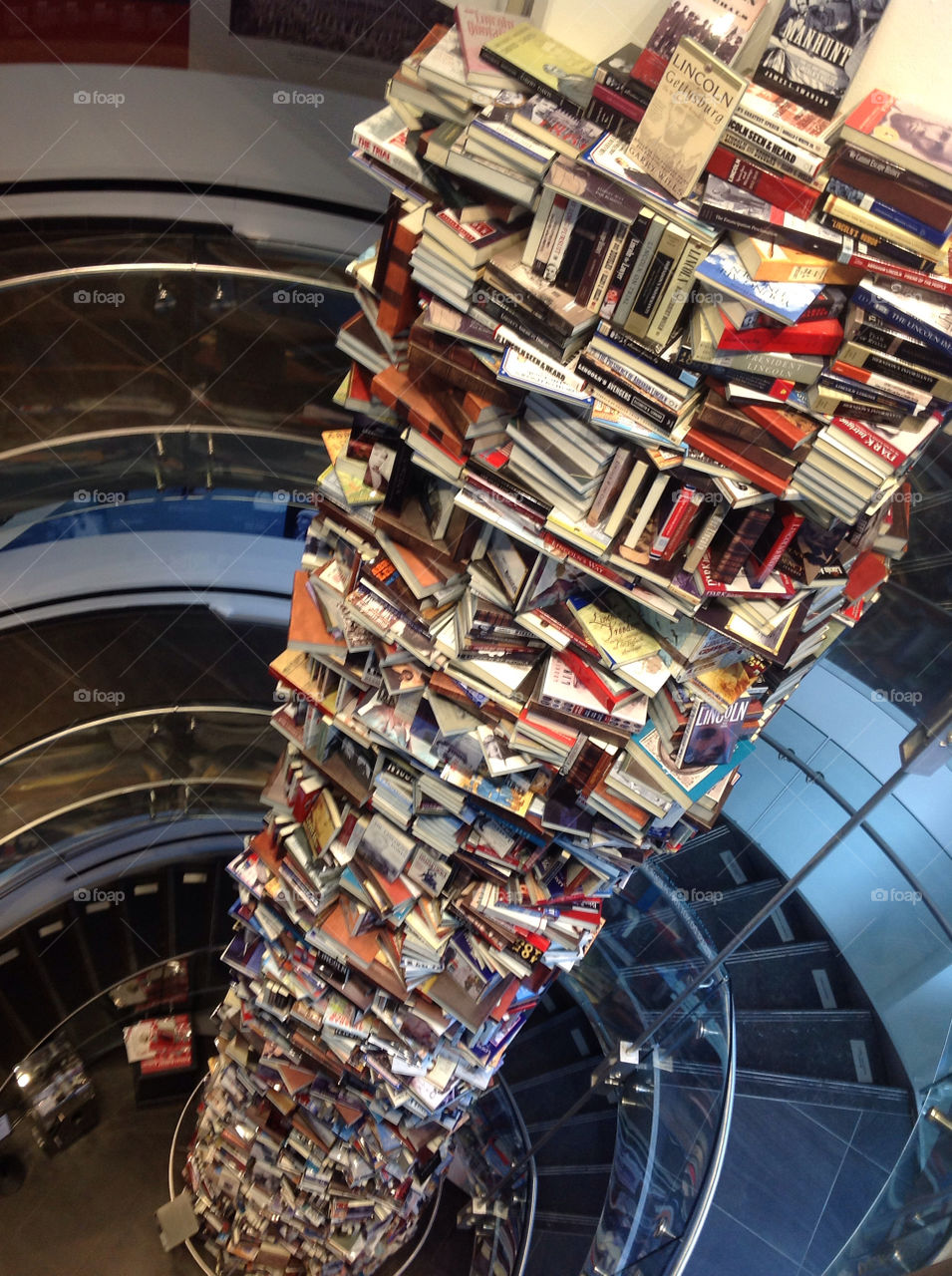Washing ton dc tower of books Lincoln center for education
