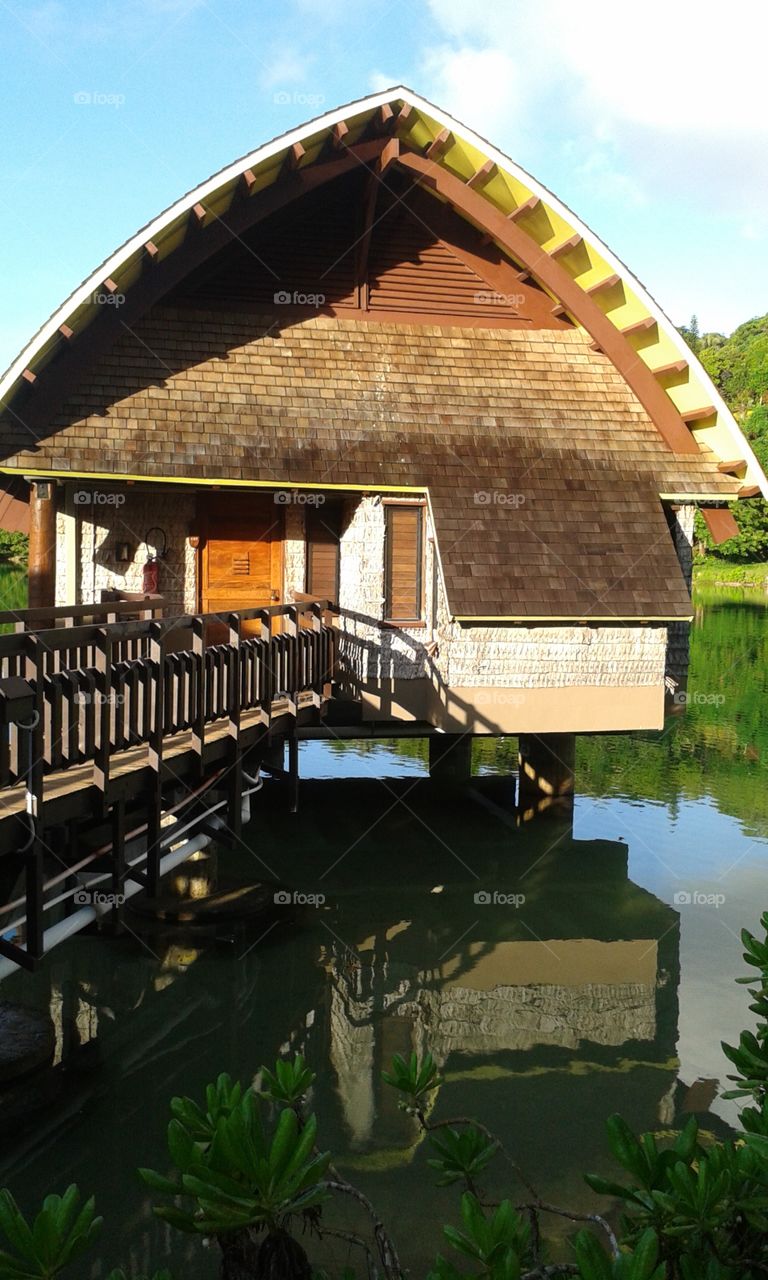 honeymoon villa. overwater villa