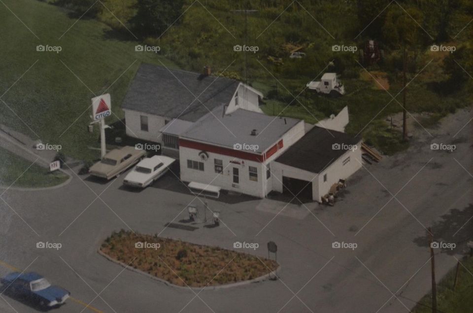 Old gas station