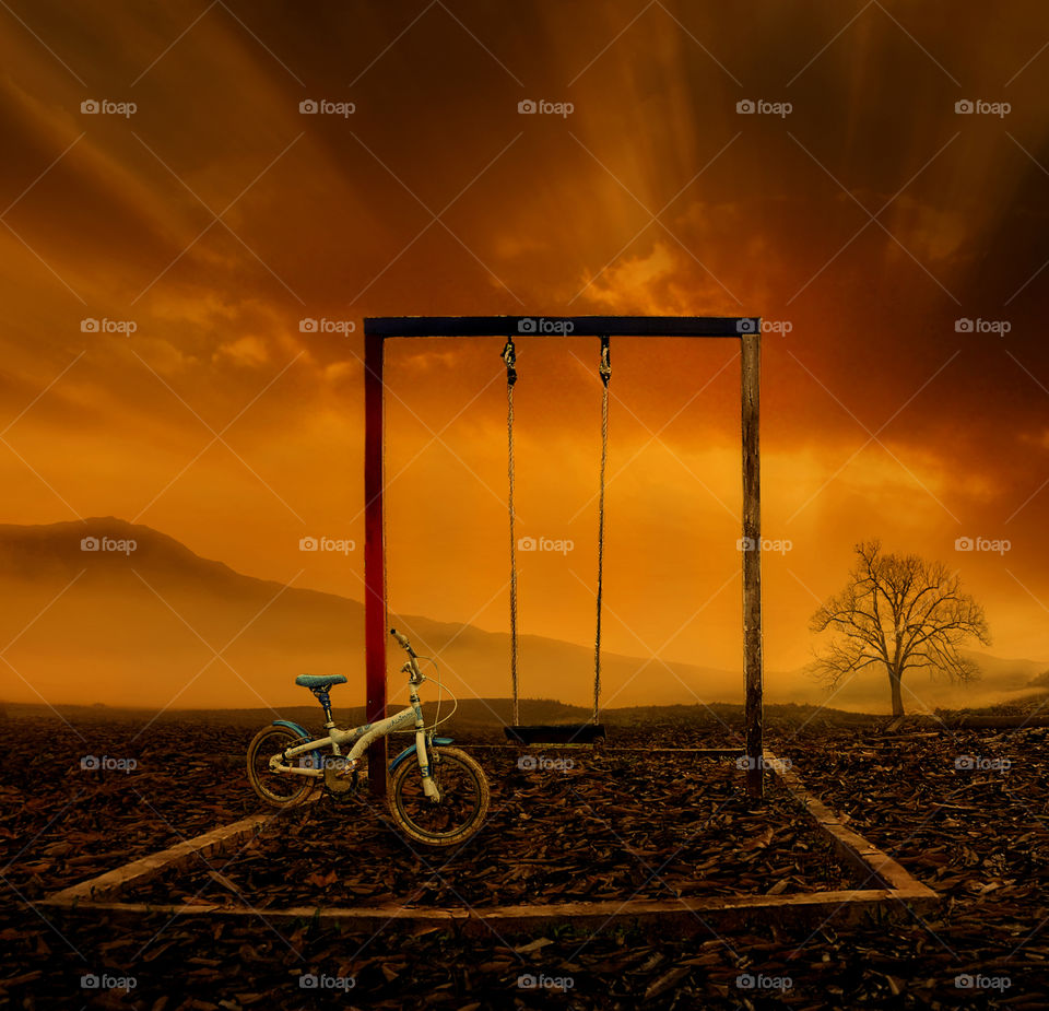 sunset at krus garden