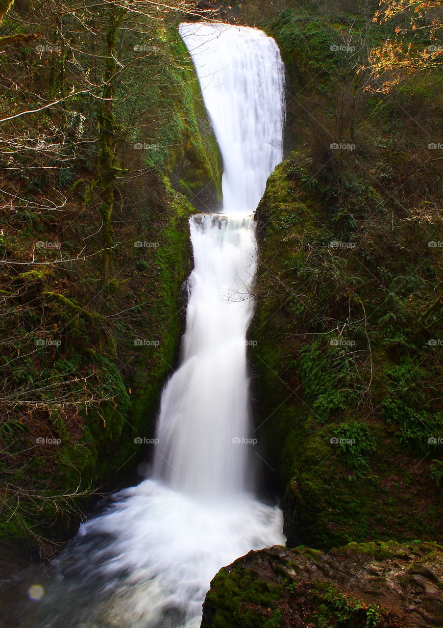 Bridal Veil Falls in the Columbia River Gorge Oregon