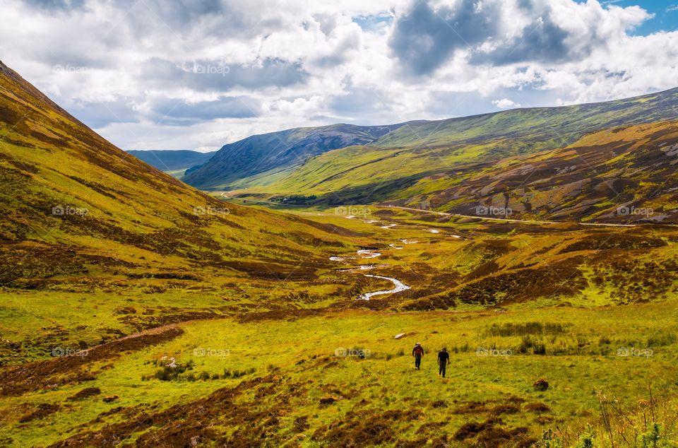 On the way through Scottish highlands