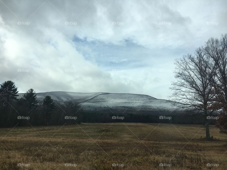 A snowy Mountain