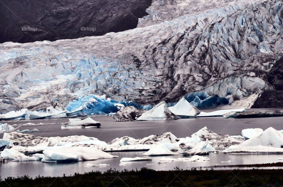 snow mountain ice hill by refocusphoto