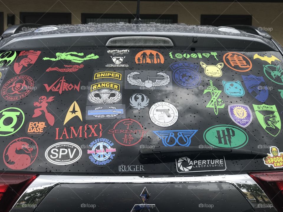 Back windshield 