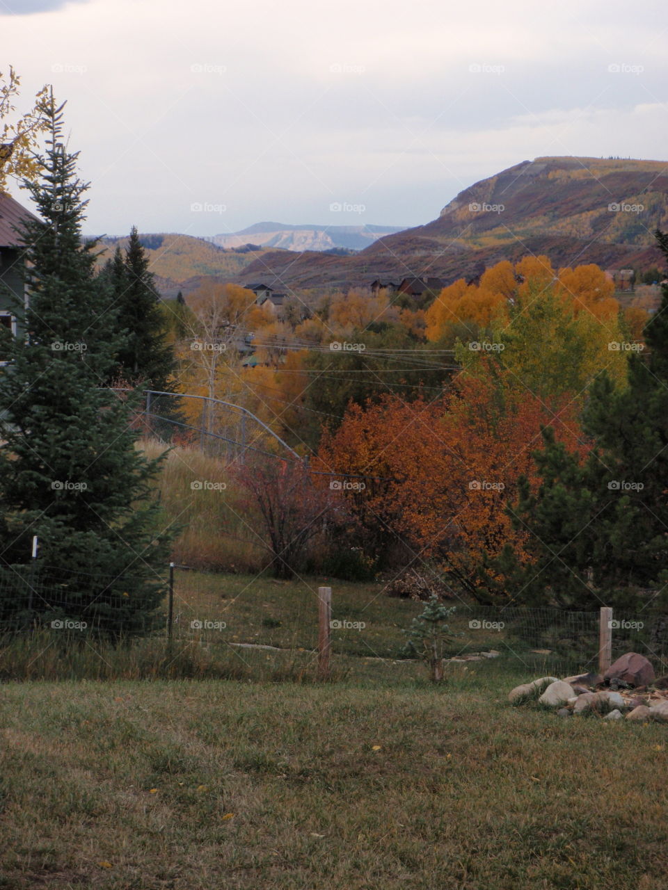 Fall in the mountains