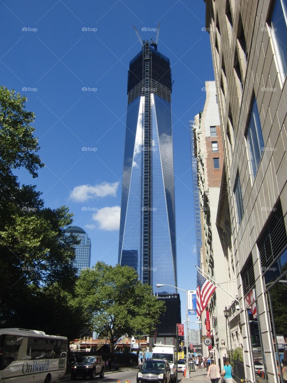 Freedom Tower under construction
