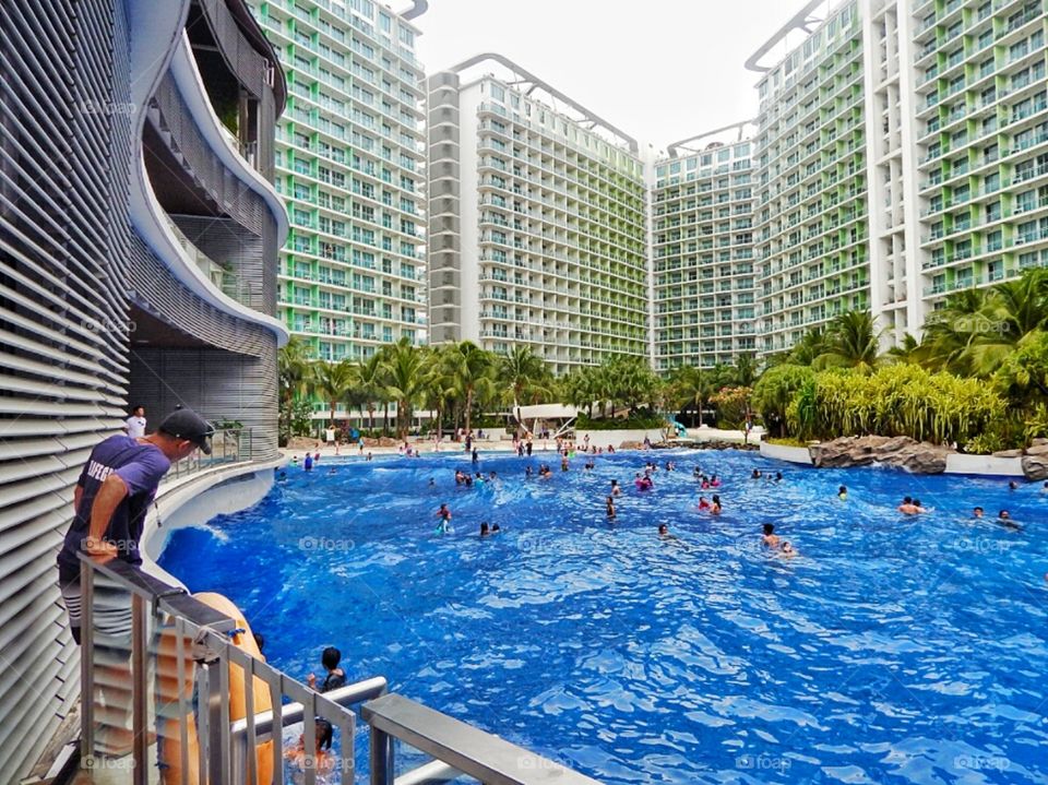 Man-made Beach in the Metropolis