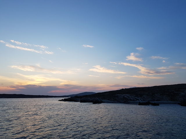 perfect sunset mykonos Greece