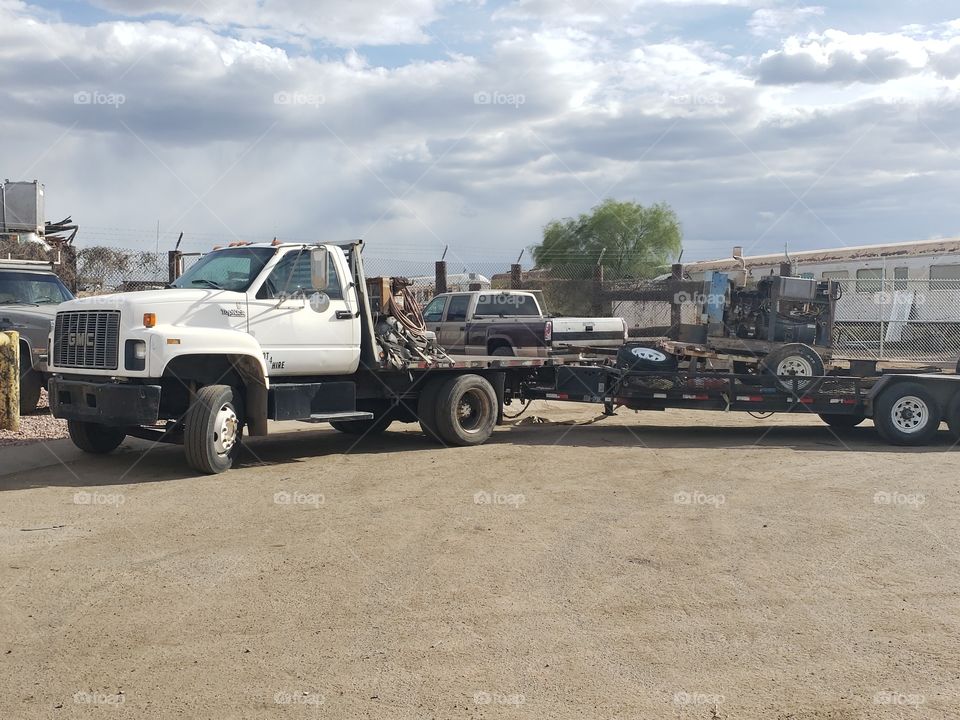 truck and trailer