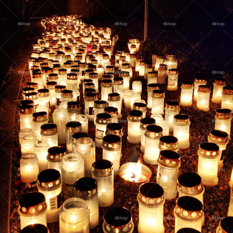 candles memorial halloween candle light by ellkay