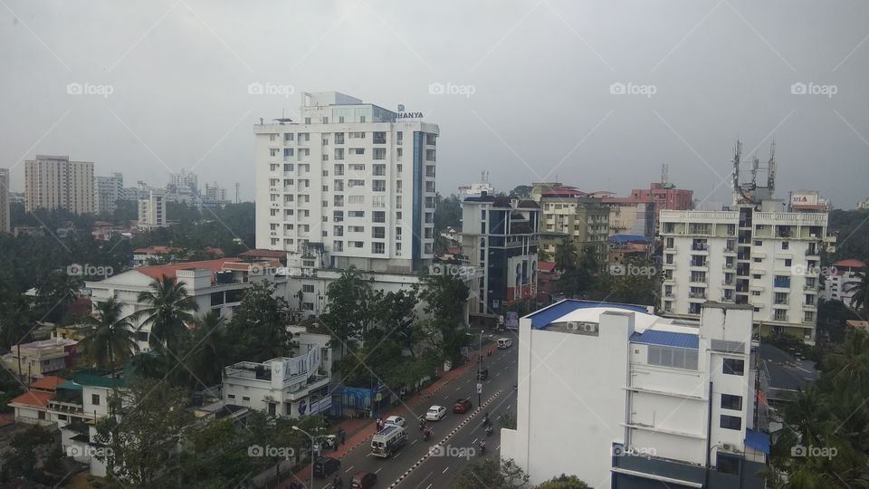 Trivandrum city with greenish,God's own country Kerala,INDIA