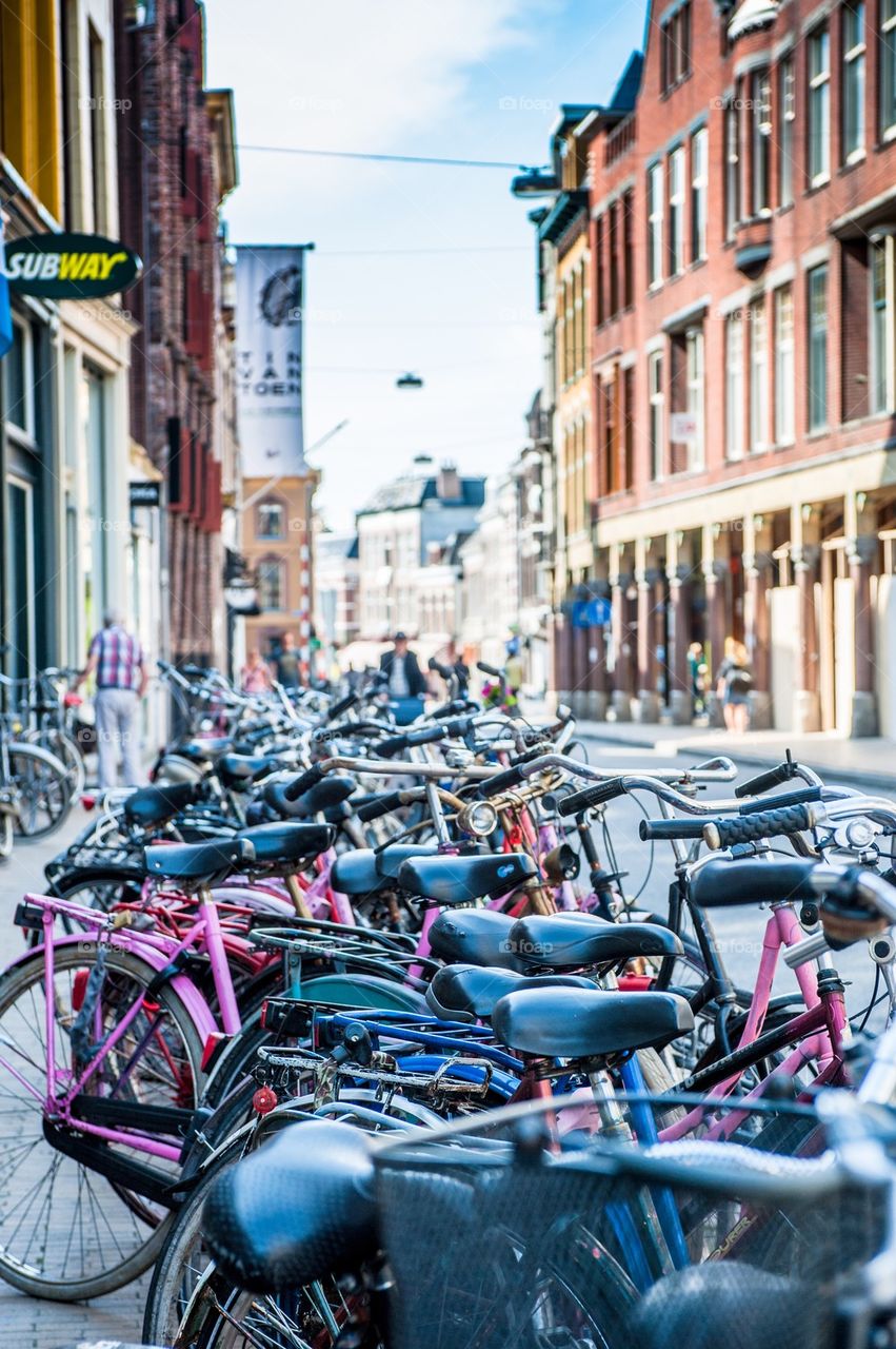 Bikes in groeningen netherlads