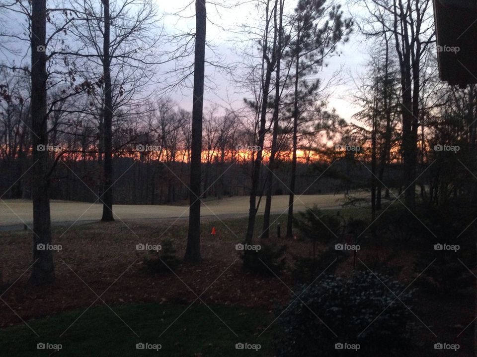Sunrise golf course