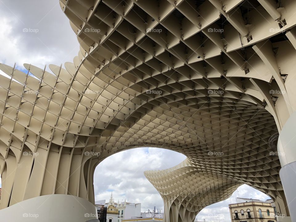 Metropol Parasol in Sevilla - awesome architecture with Roman ruins beneath it