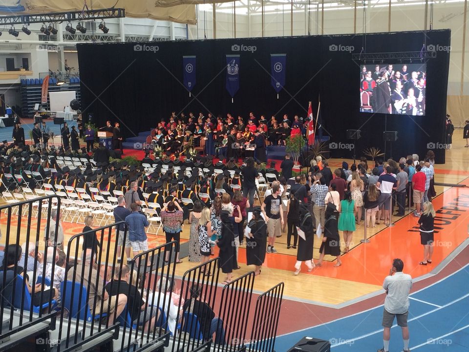 University grad ceremony 