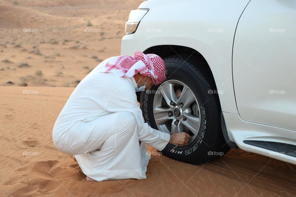 Ready to go in the desert 