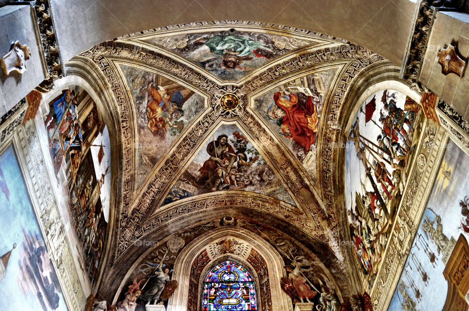 Capilla de Fillipo Strozzi, Basilica de Santa Maria Novella. Capilla de Fillipo Strozzi, Basilica de Santa Maria Novella (Florence - Italy)