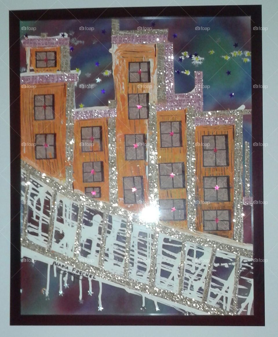 Painting of Decorative Building. one of my Art Creations