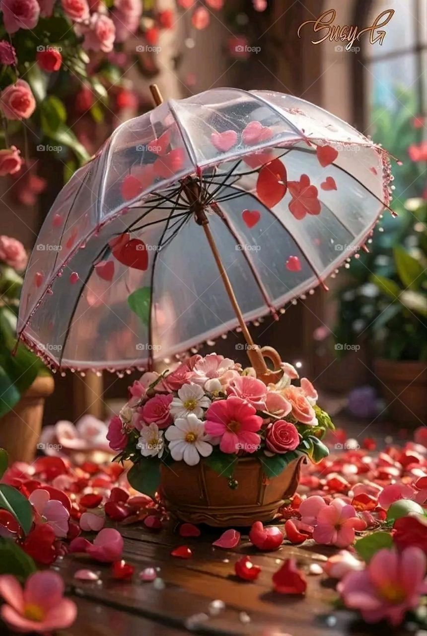 A very beautiful picture, and there is no better picture than it. There is no better picture of green herbs and colorful, red and white roses than it. Glory be to God, the natural and picturesque view, and there is no more