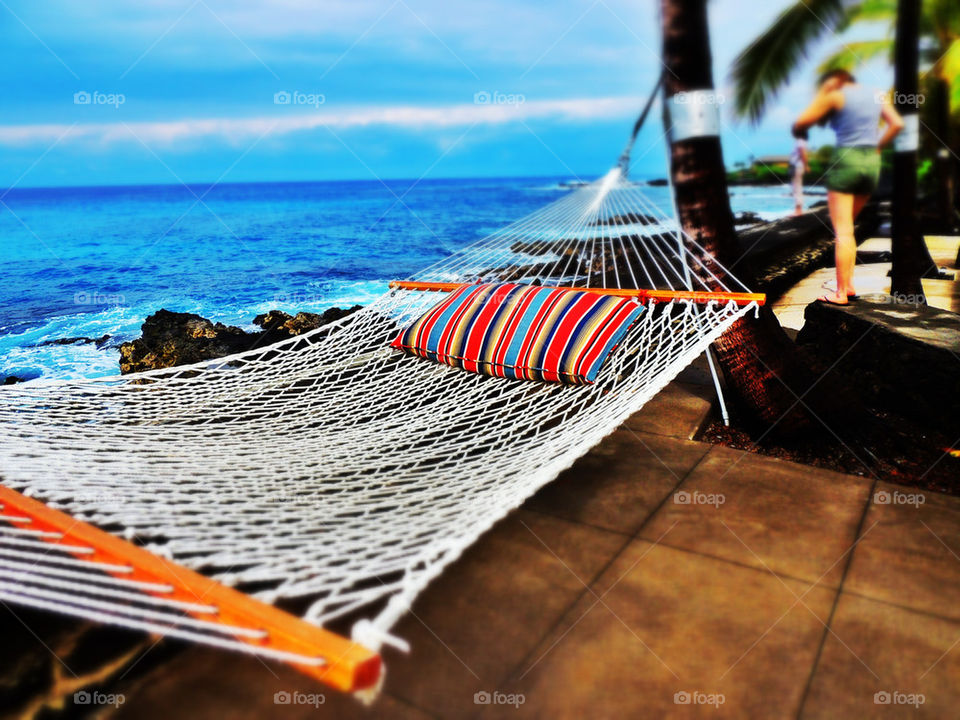 Another Hawaiian picture! This hammock was out on my deck. Loved it!