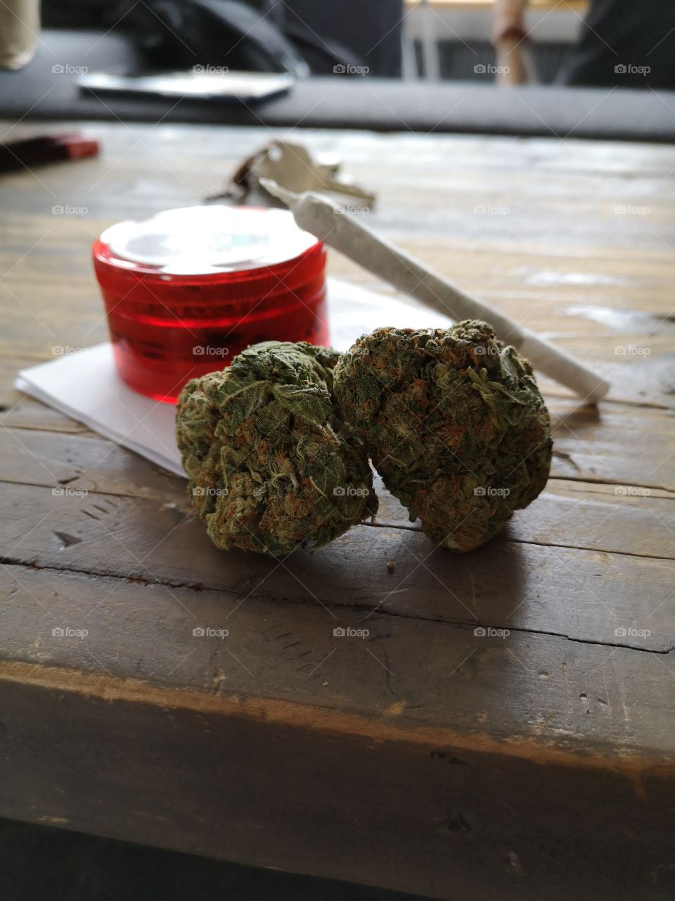 Lovely buds with joint