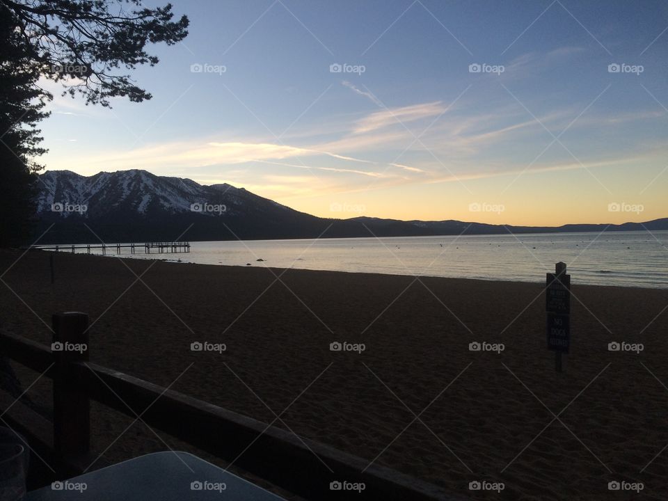 Scenic view of beach