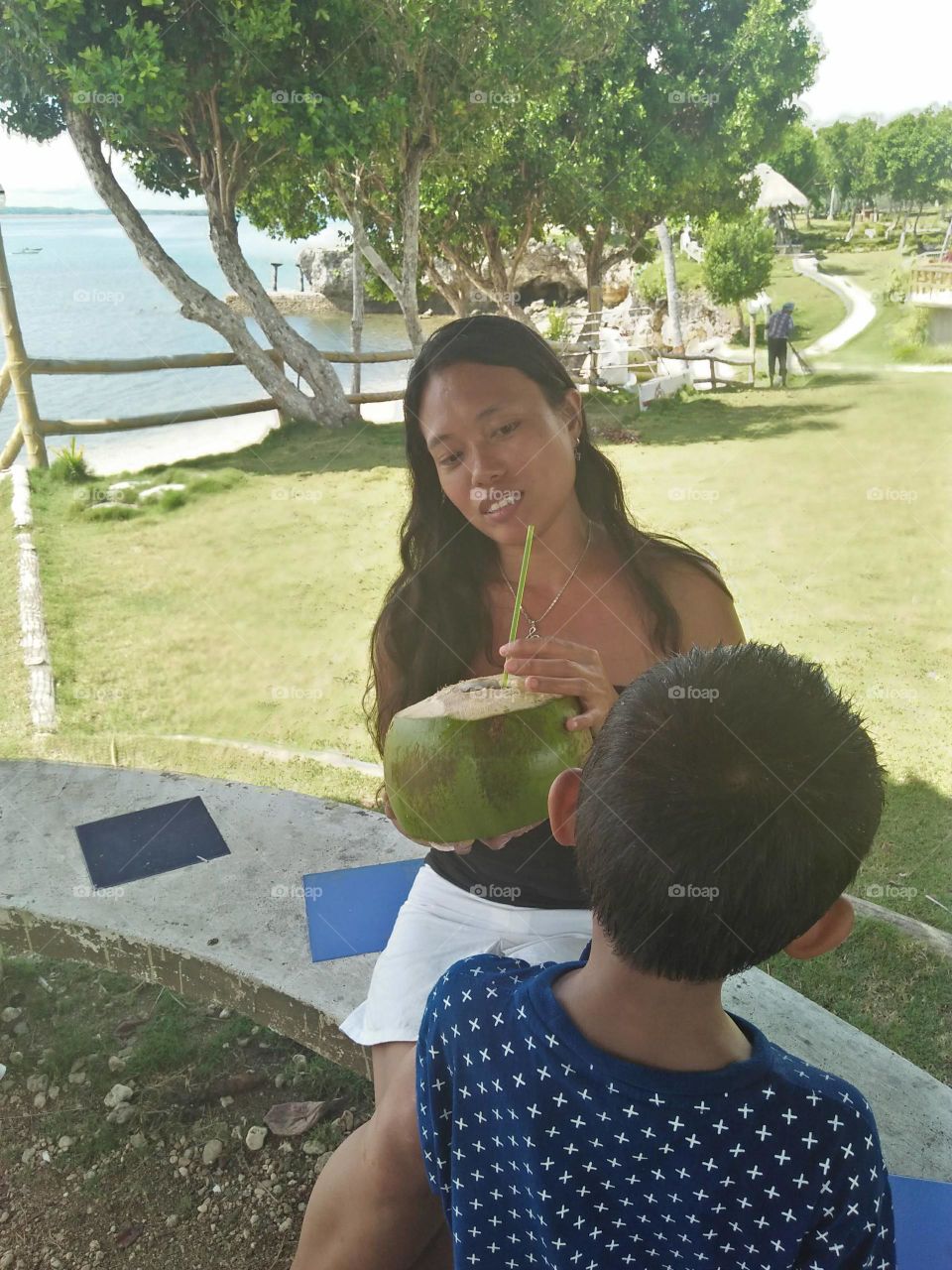 drink fresh coconut water