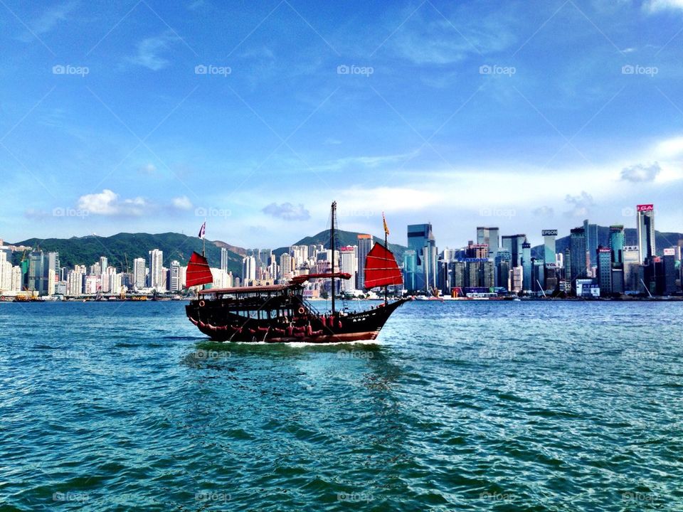 Sailing in Hong Kong 