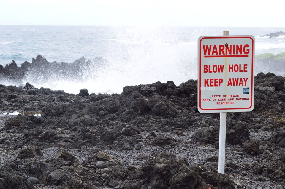 Blow hole