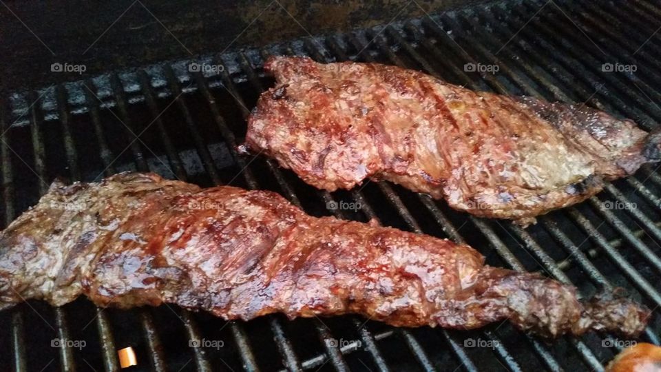 steak, grill
