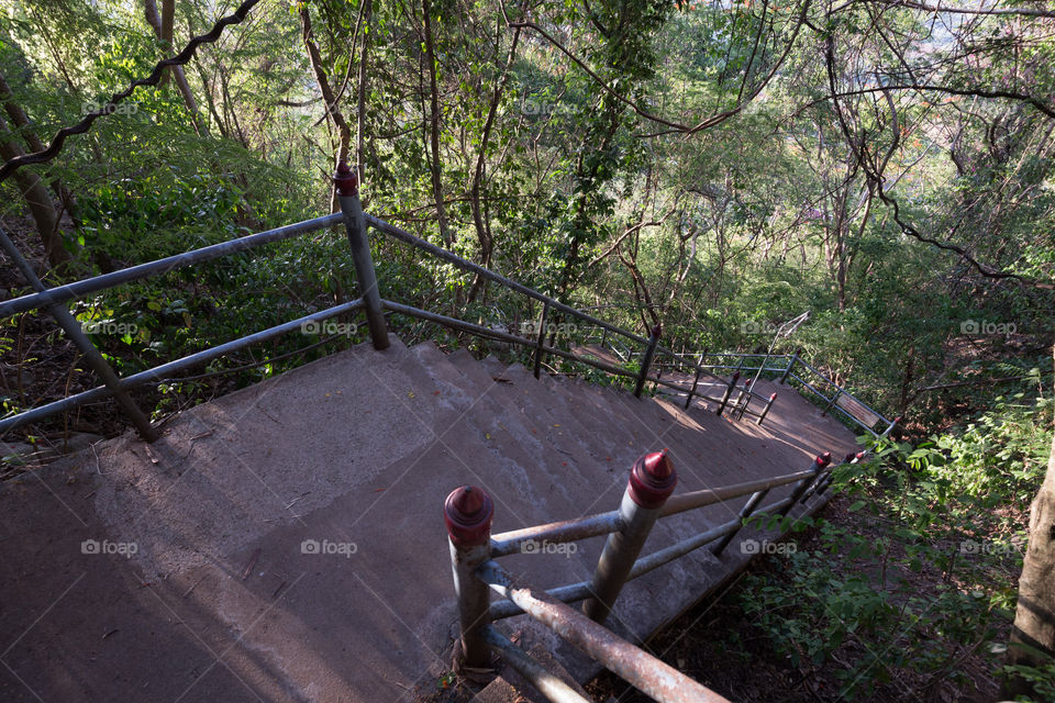 Path down the hill