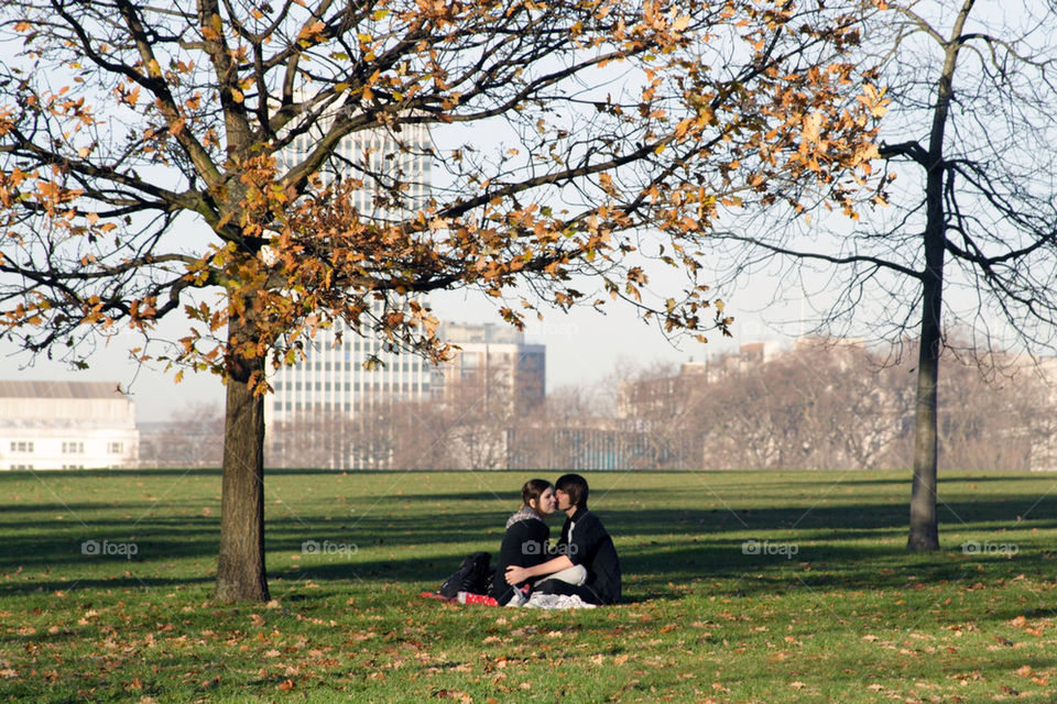 In the park