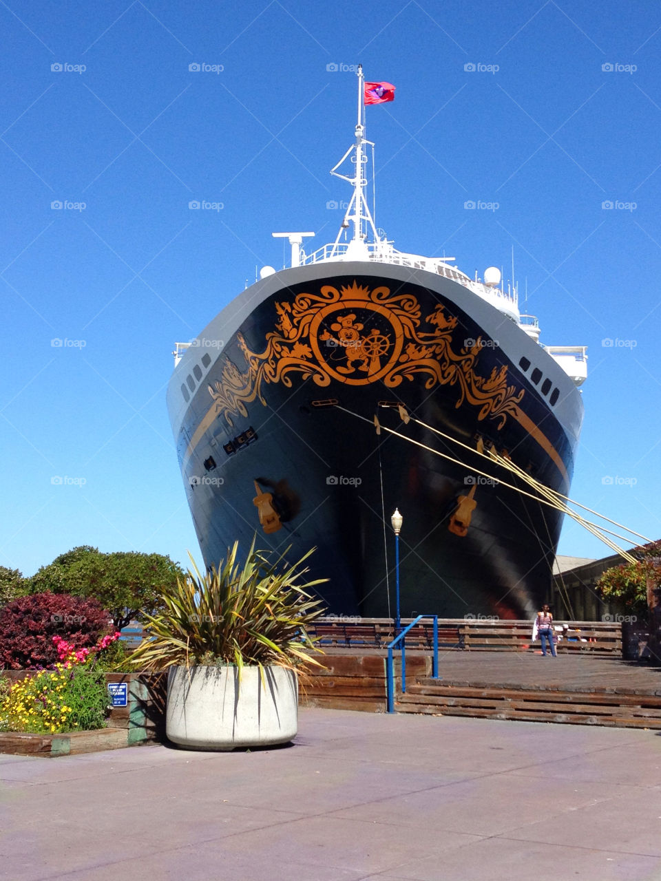 boat ship cruise ship disney by robin724