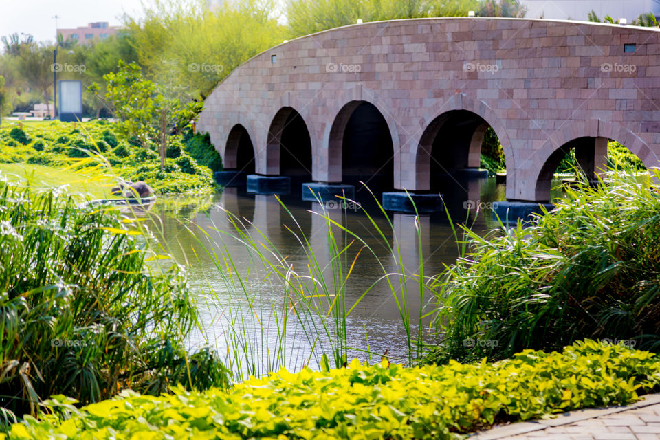 Scenic view of bridge