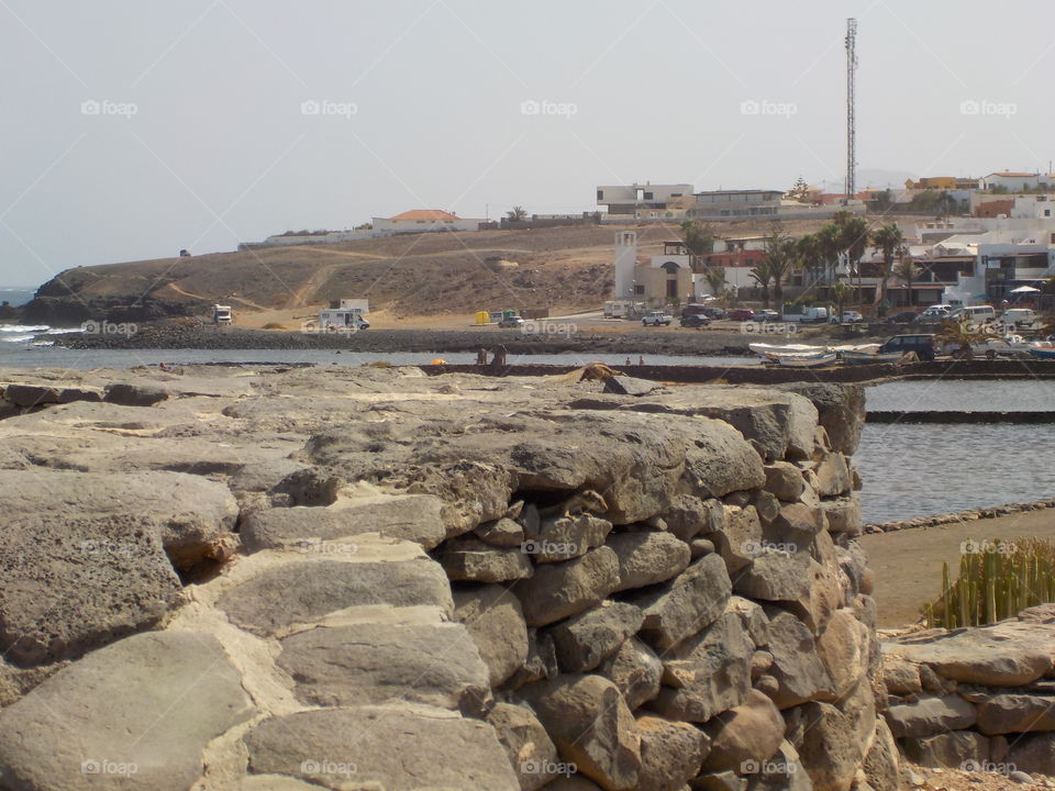 Looking towards fishing village 